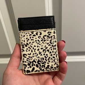 J. Crew magnetic folded small wallet